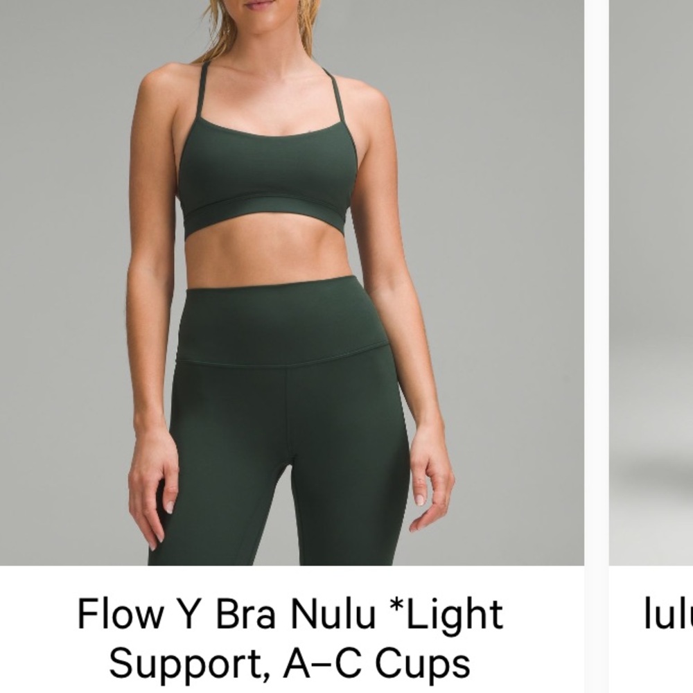 Lululemon flow y bra